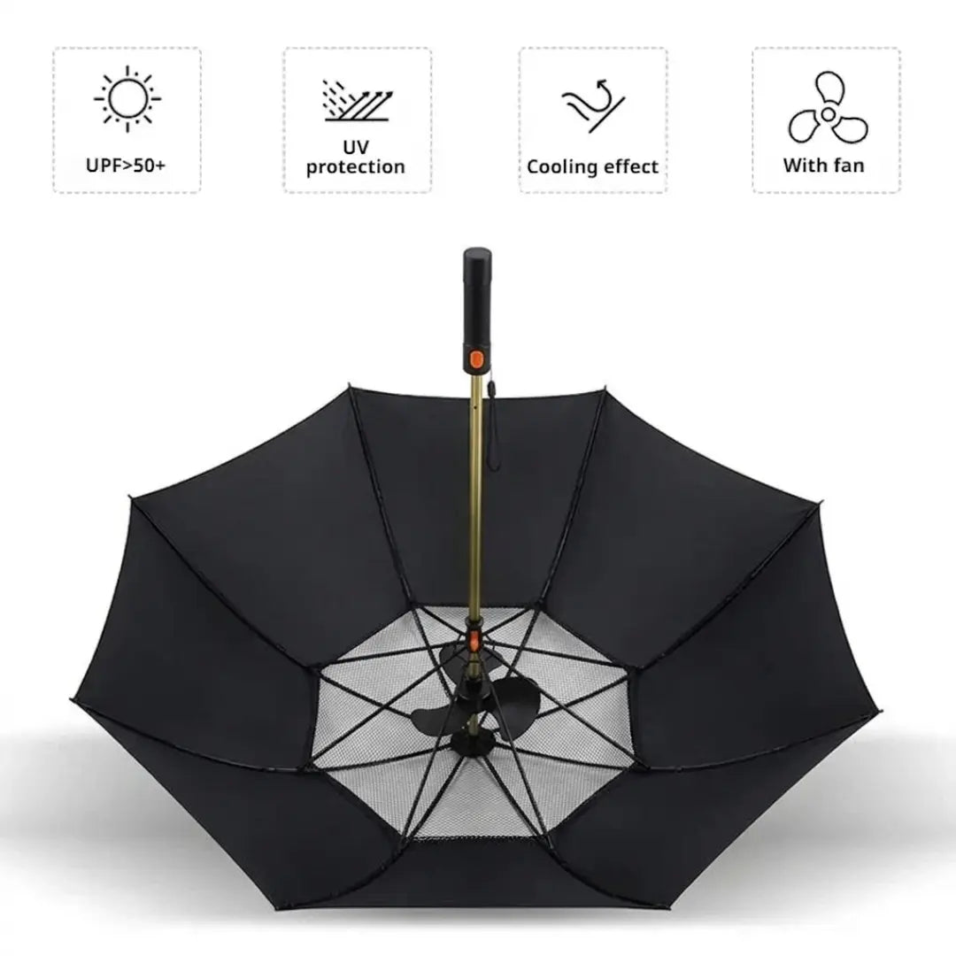 CoolShade Pro — 扇風機付き日傘